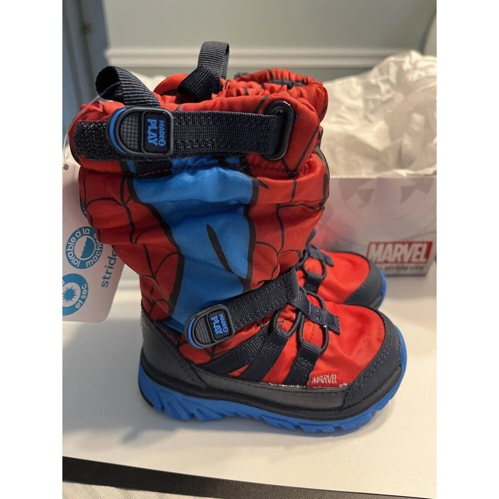 NIB - Marvel Stride Rite Spider-Man Sneaker Boot Boys 5M